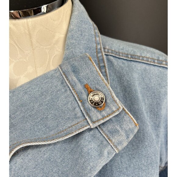 Disneyland Denim Jacket Mickey Mouse & Friends Southern California Embroidered - Picture 4 of 5